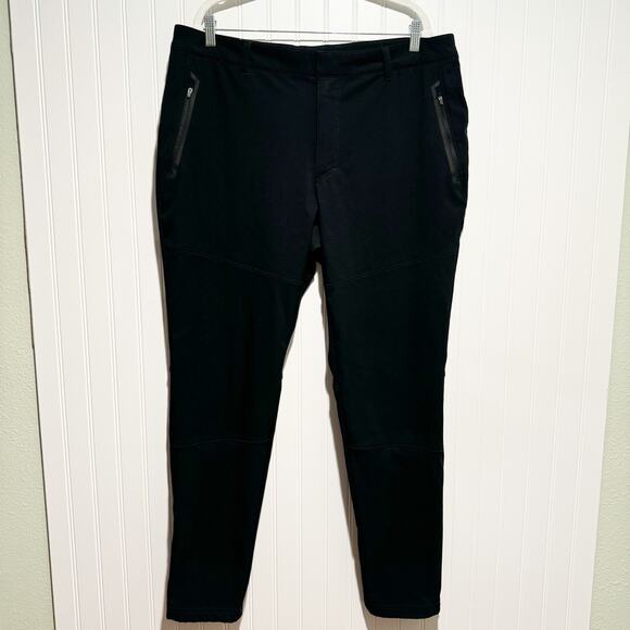 Columbia Other - Columbia Flex Tech Fleece Lined Omni Shield Activewear Pants Black Mens 38 Long